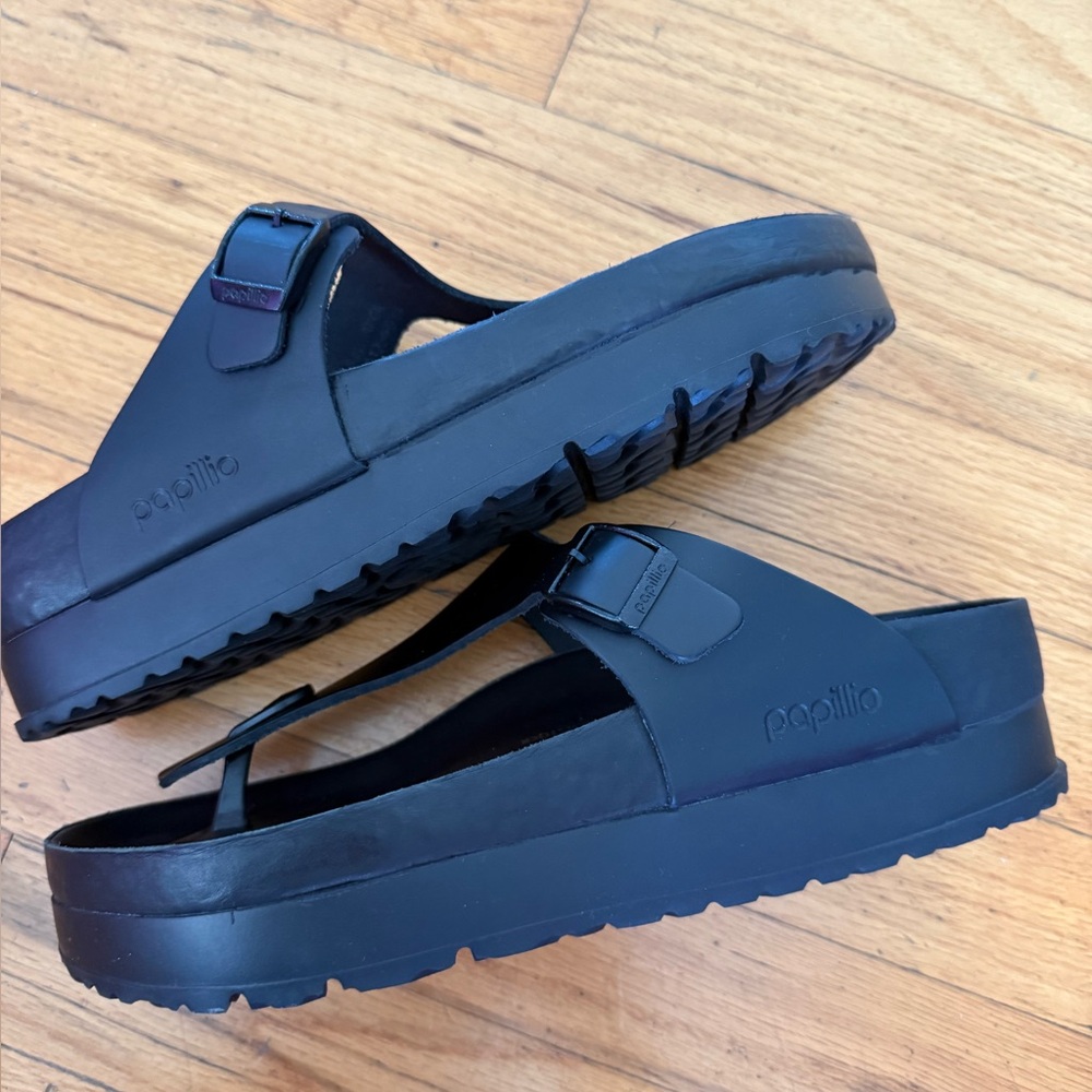 Papillio Black Thong Sandals - Picture 3 of 6